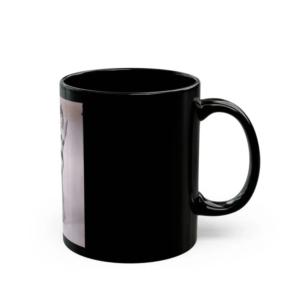 Bettie Page #634 (Vintage Female Icon) Black Coffee Mug - Go Mug Yourself