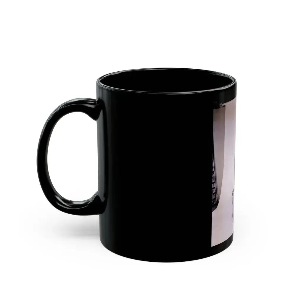 Bettie Page #634 (Vintage Female Icon) Black Coffee Mug - Go Mug Yourself