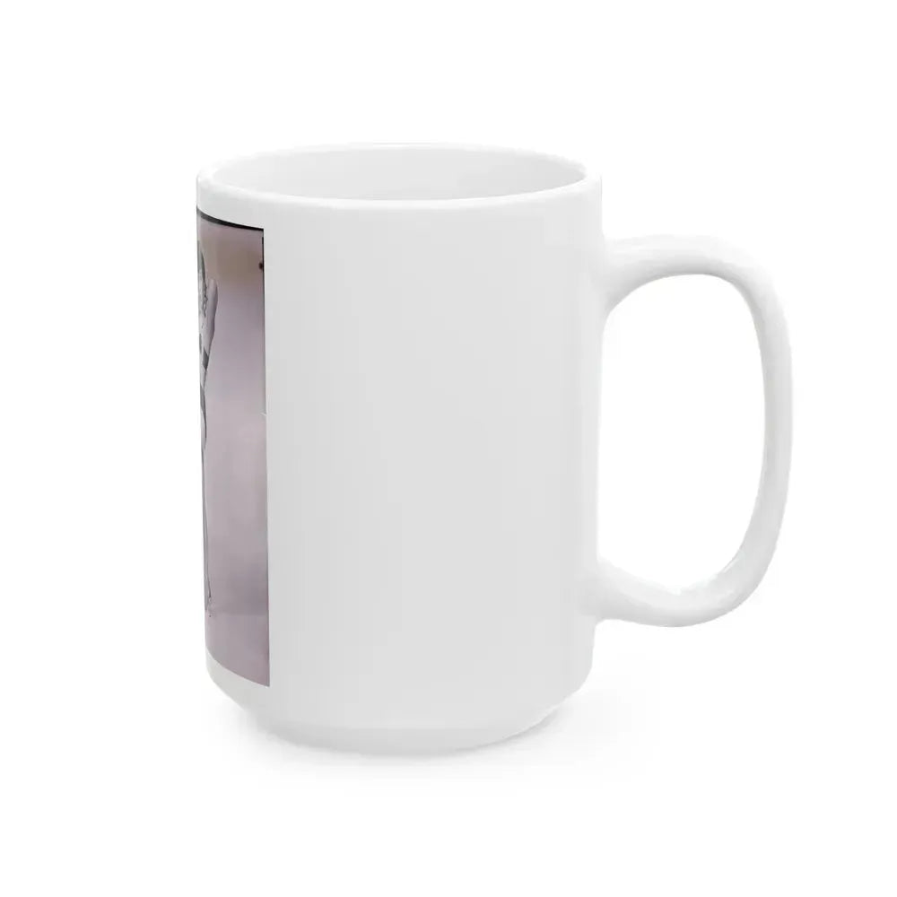 Bettie Page #634 (Vintage Female Icon) White Coffee Mug - Go Mug Yourself