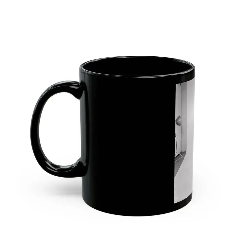 Bettie Page #636 (Vintage Female Icon) Black Coffee Mug - Go Mug Yourself