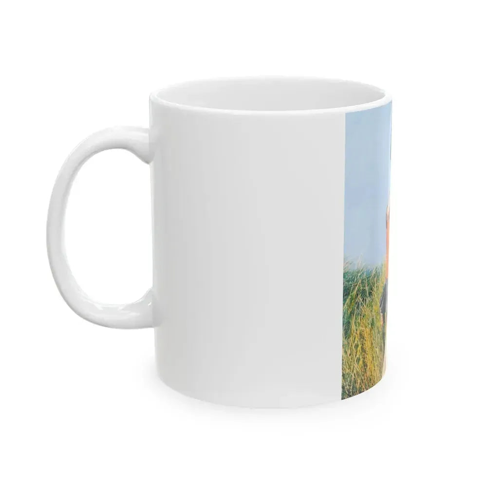 Bettie Page #64 (Vintage Female Icon) White Coffee Mug - Go Mug Yourself