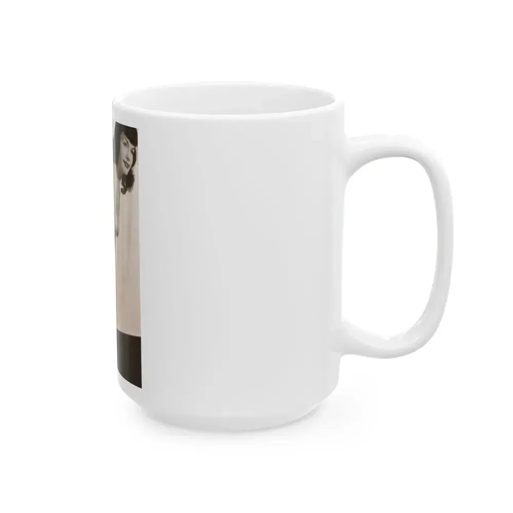 Bettie Page #650 (Vintage Female Icon) White Coffee Mug - Go Mug Yourself