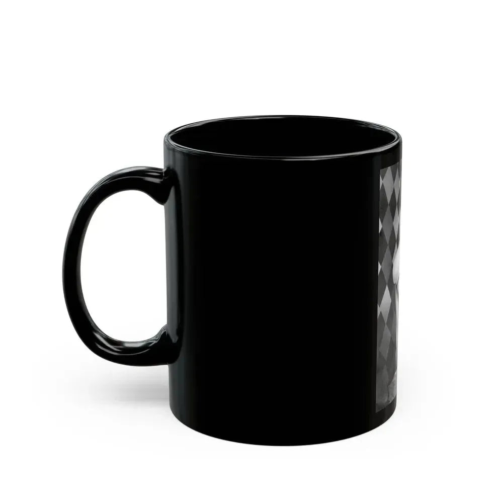 Bettie Page #652 (Vintage Female Icon) Black Coffee Mug - Go Mug Yourself