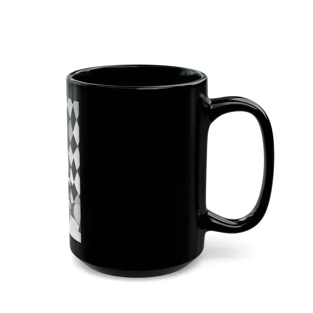 Bettie Page #655 (Vintage Female Icon) Black Coffee Mug - Go Mug Yourself