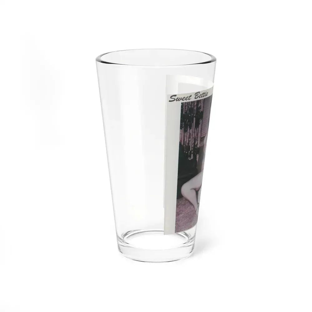 Bettie Page #71 (Vintage Female Icon) Pint Glass 16oz - Go Mug Yourself