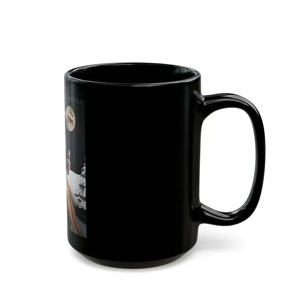 Bettie Page #721 (Vintage Female Icon) Black Coffee Mug - Go Mug Yourself