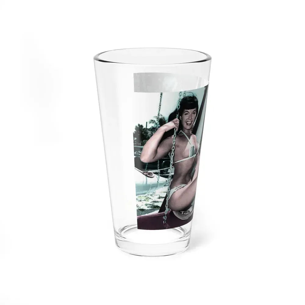 Bettie Page #722 (Vintage Female Icon) Pint Glass 16oz - Go Mug Yourself