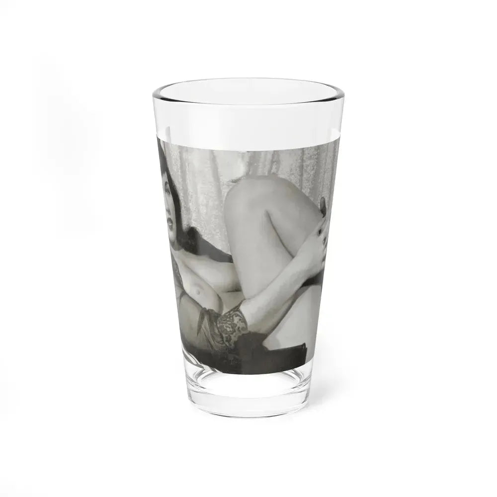 Bettie Page #743 (Vintage Female Icon) Pint Glass 16oz 16oz - Go Mug Yourself