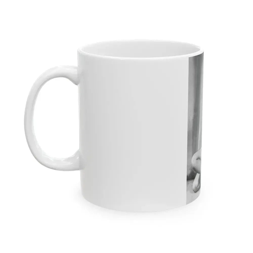 Bettie Page #783 (Vintage Female Icon) White Coffee Mug - Go Mug Yourself