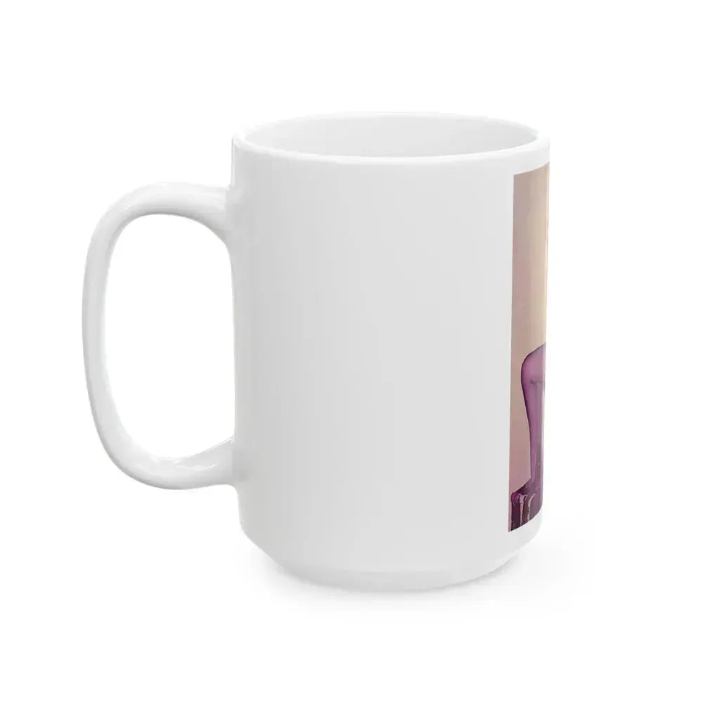Bettie Page #785 (Vintage Female Icon) White Coffee Mug - Go Mug Yourself