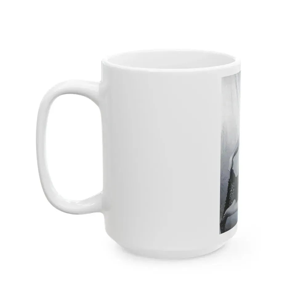 Bettie Page #792 (Vintage Female Icon) White Coffee Mug - Go Mug Yourself
