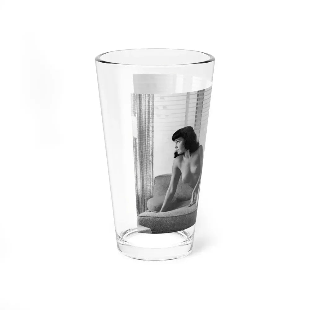 Bettie Page #802 (Vintage Female Icon) Pint Glass 16oz - Go Mug Yourself