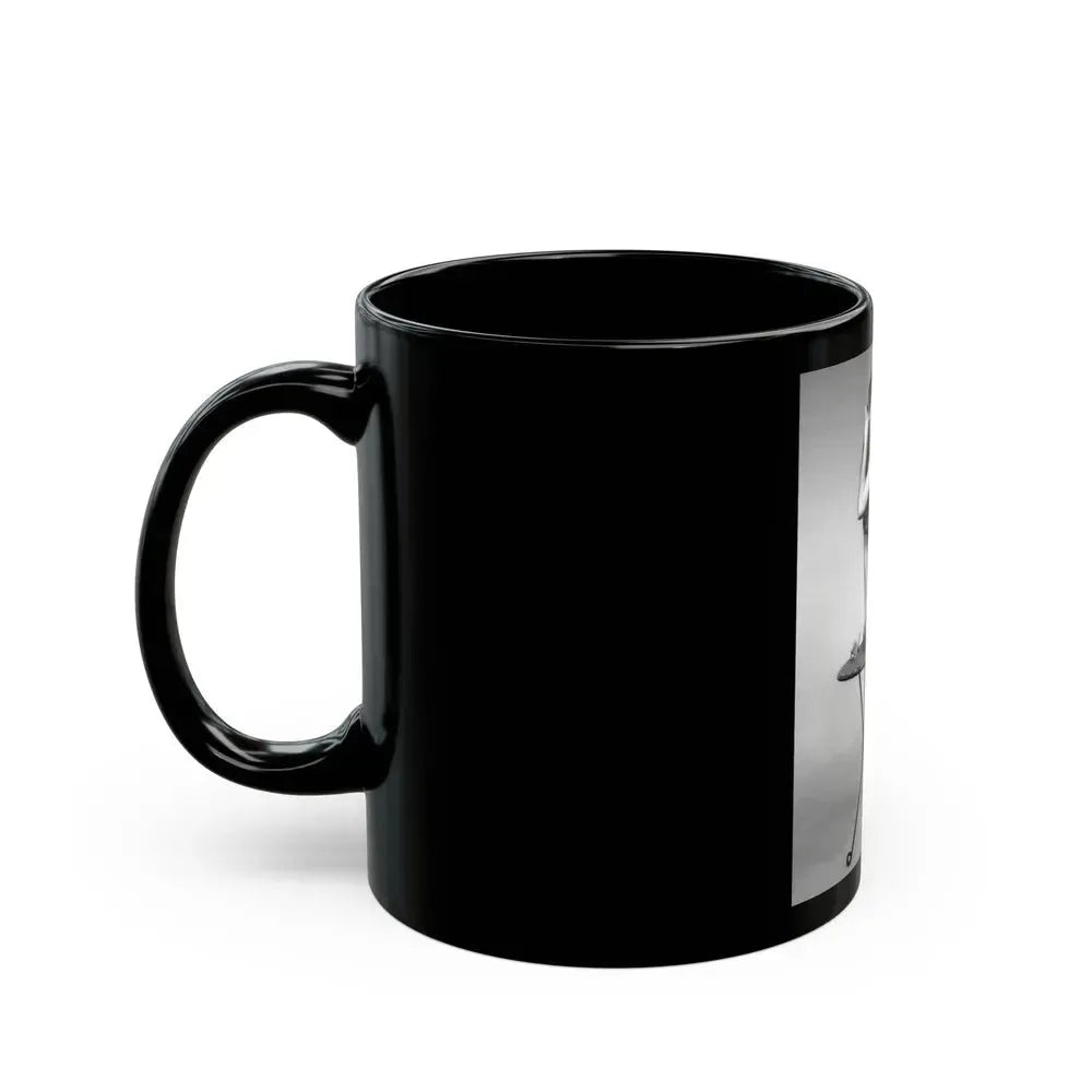 Bettie Page #84 (Vintage Female Icon) Black Coffee Mug - Go Mug Yourself