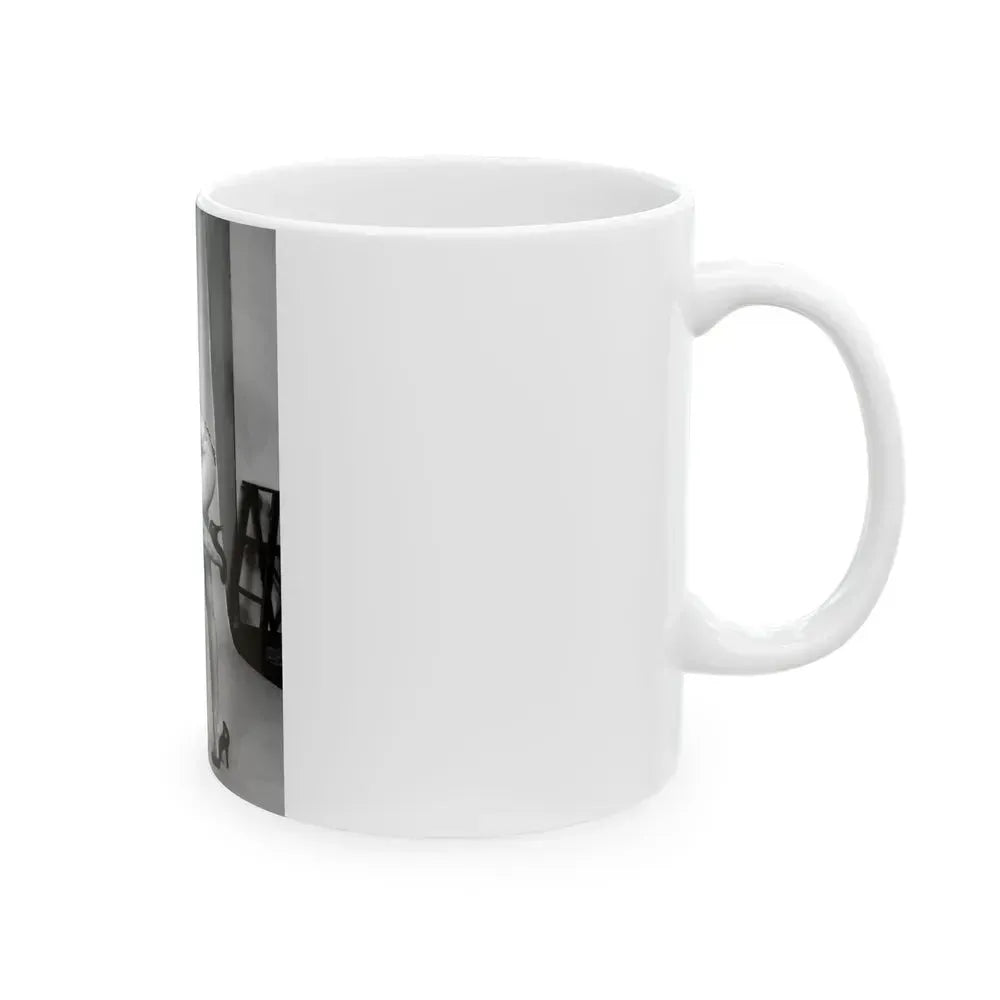 Bettie Page #84 (Vintage Female Icon) White Coffee Mug - Go Mug Yourself