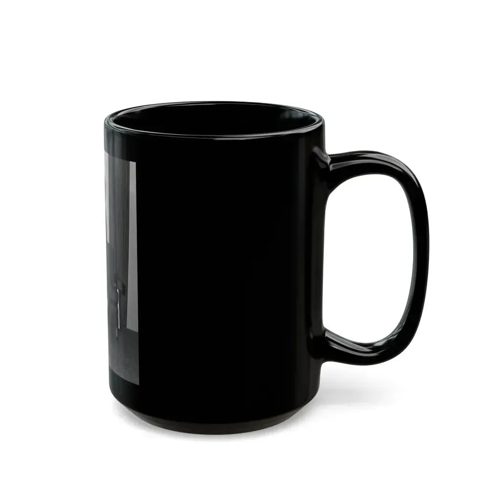 Bettie Page #840 (Vintage Female Icon) Black Coffee Mug - Go Mug Yourself