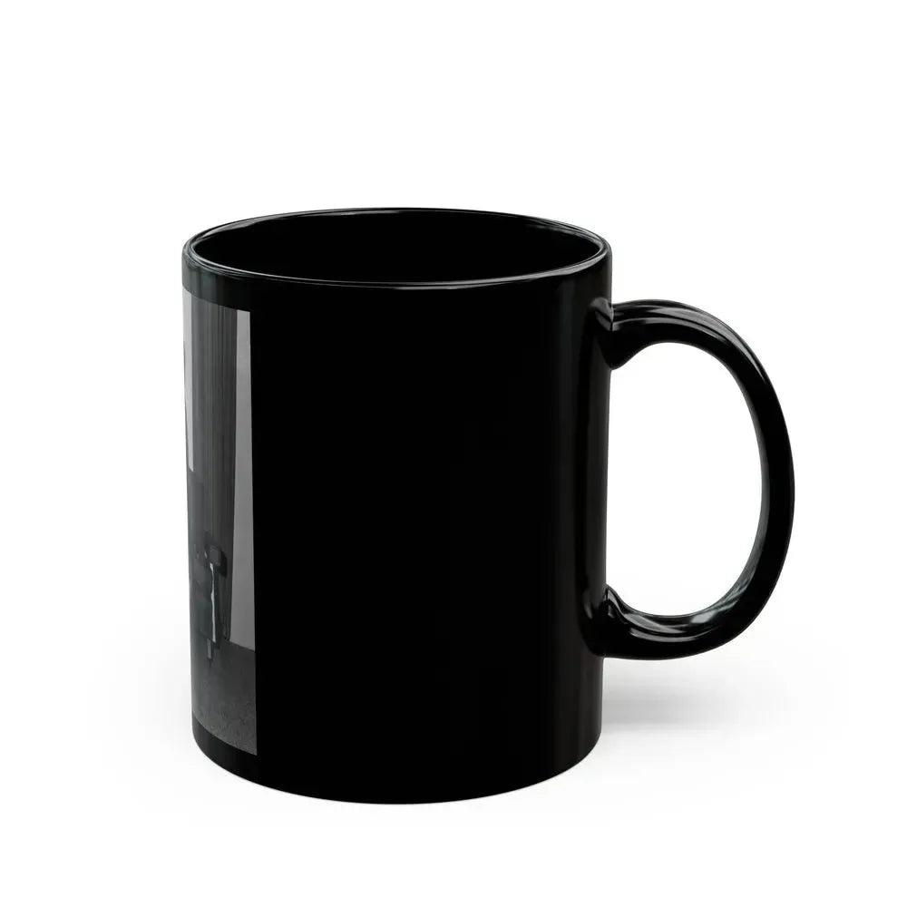 Bettie Page #840 (Vintage Female Icon) Black Coffee Mug - Go Mug Yourself