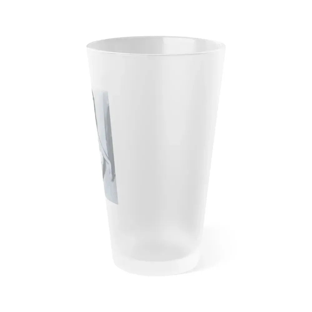 Bettie Page #918 (Vintage Female Icon) Frosted Pint Glass 16oz - Go Mug Yourself