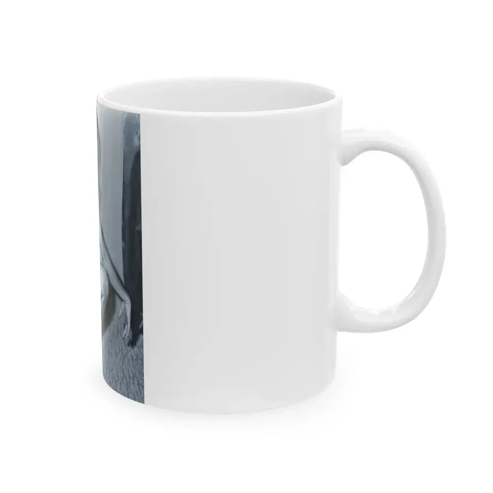 Bettie Page #918 (Vintage Female Icon) White Coffee Mug - Go Mug Yourself