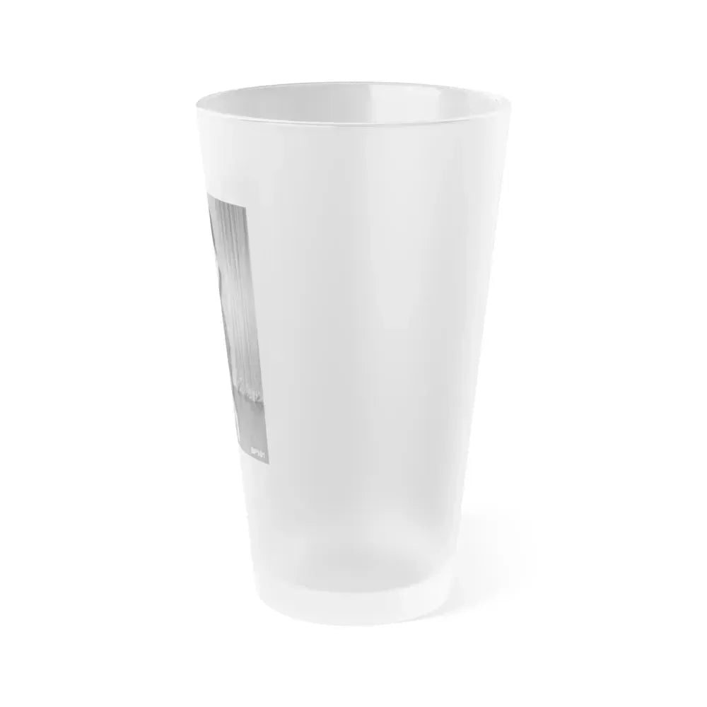 Bettie Page #921 (Vintage Female Icon) Frosted Pint Glass 16oz - Go Mug Yourself