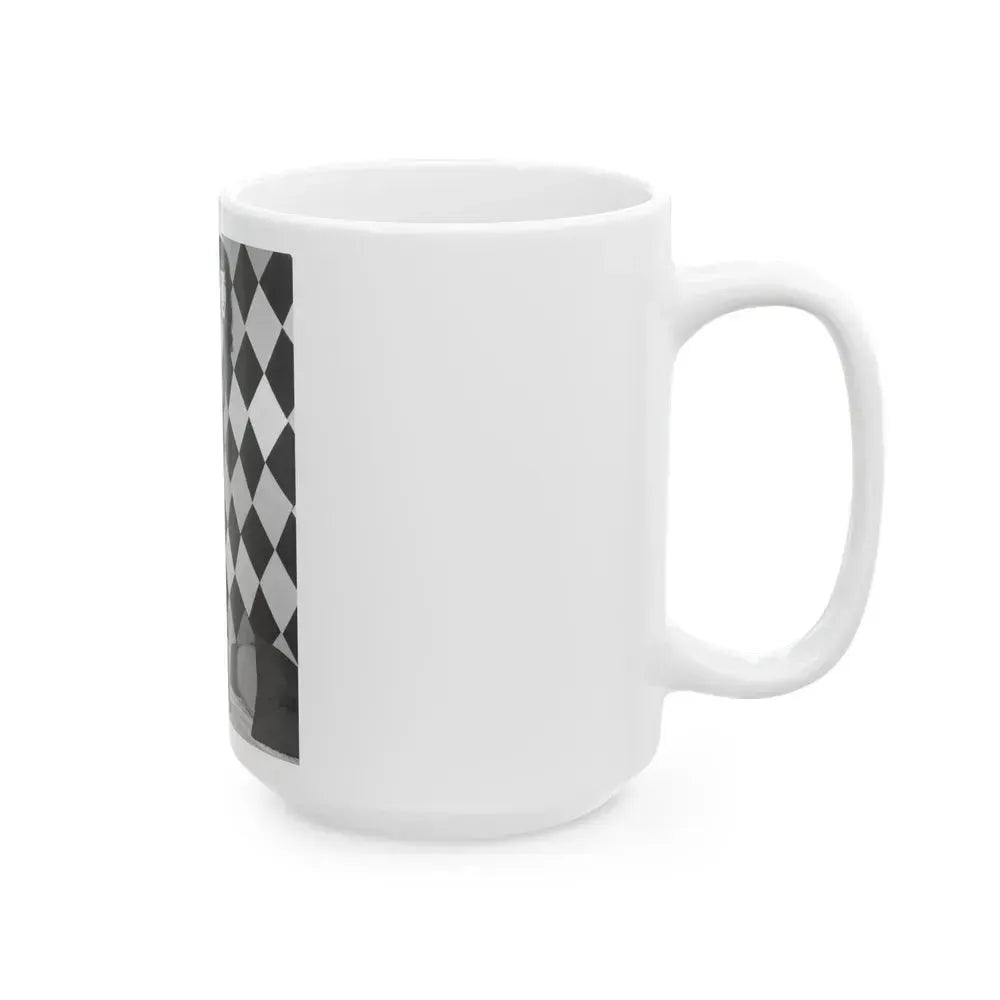 Bettie Page #933 (Vintage Female Icon) White Coffee Mug - Go Mug Yourself
