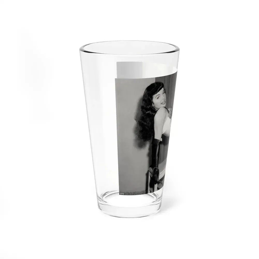 Bettie Page #943 (Vintage Female Icon) Pint Glass 16oz - Go Mug Yourself