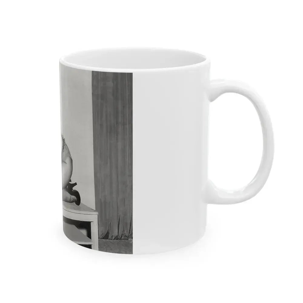 Bettie Page #944 (Vintage Female Icon) White Coffee Mug - Go Mug Yourself