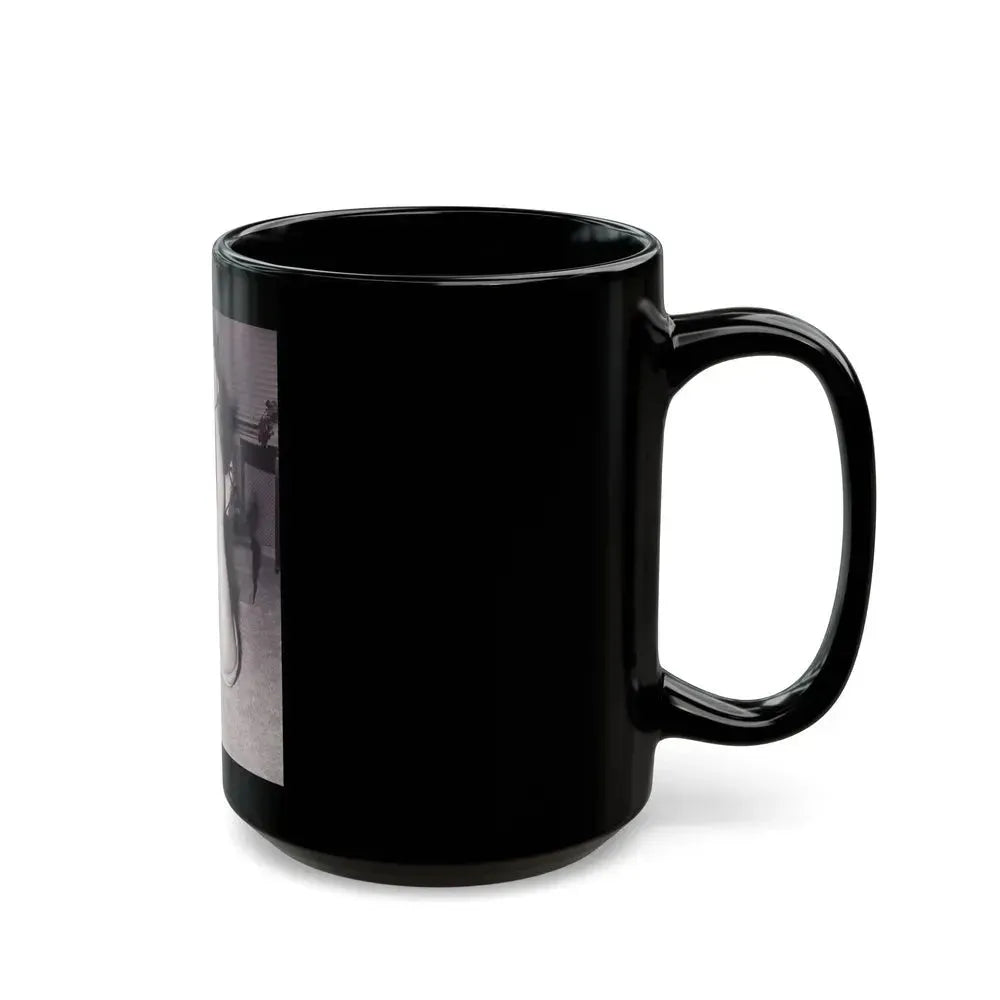 Bettie Page #990 (Vintage Female Icon) Black Coffee Mug - Go Mug Yourself