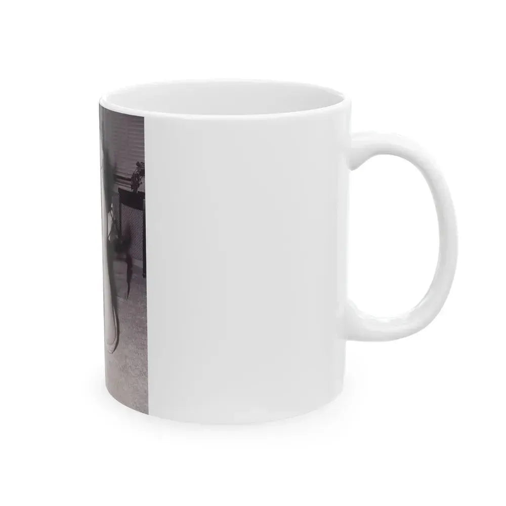 Bettie Page #990 (Vintage Female Icon) White Coffee Mug - Go Mug Yourself
