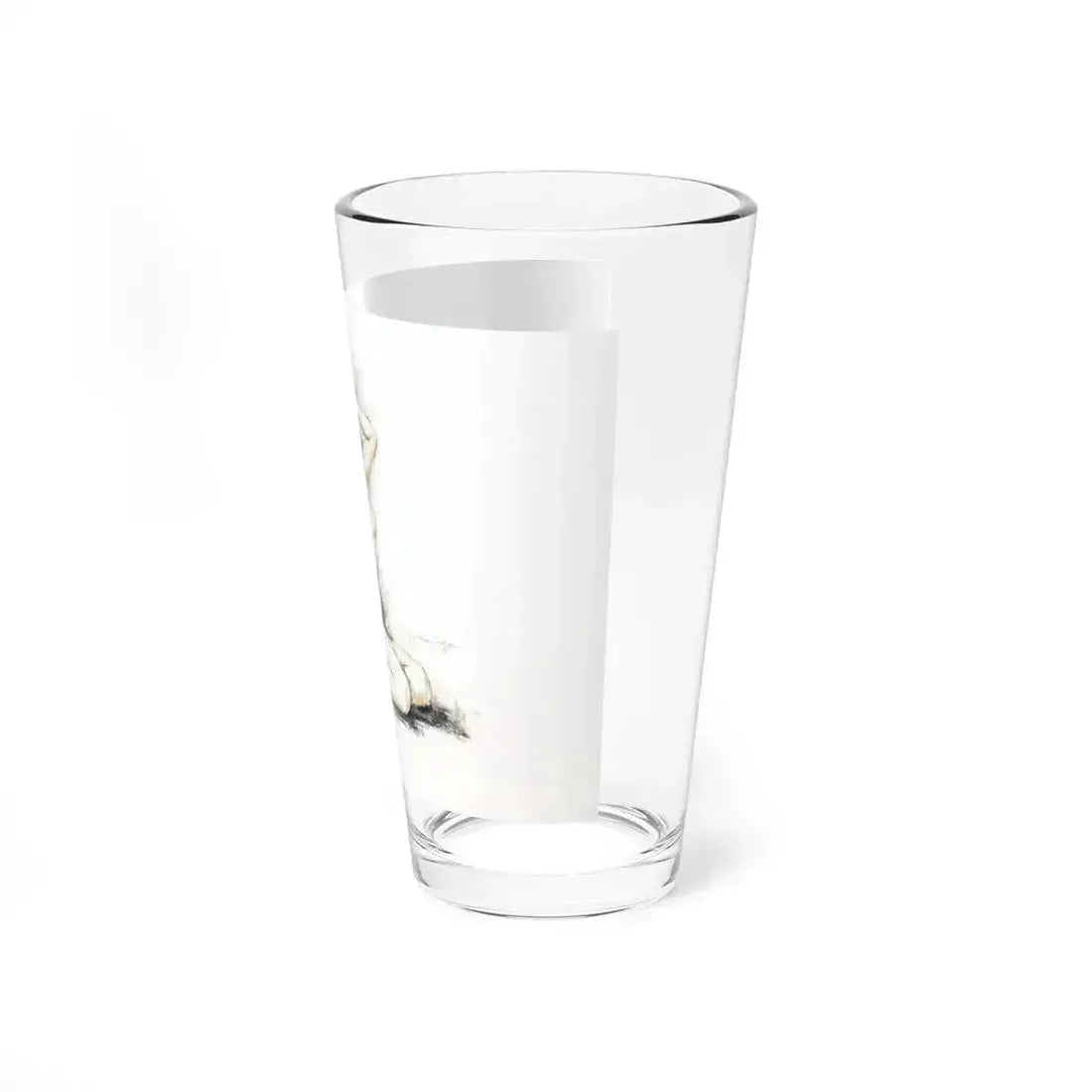 Bettie Page (Magazine Illustration) Pint Glass 16oz - Go Mug Yourself