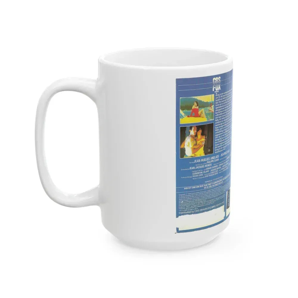 BETTY BLUE (VHS COVER) - White Coffee Mug - Go Mug Yourself