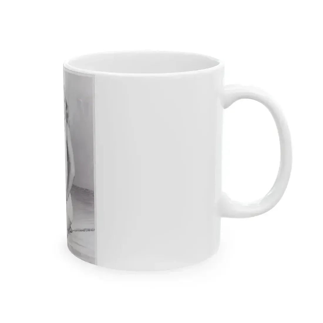 Betty Brosmer #02 (Vintage Female Icon) White Coffee Mug - Go Mug Yourself