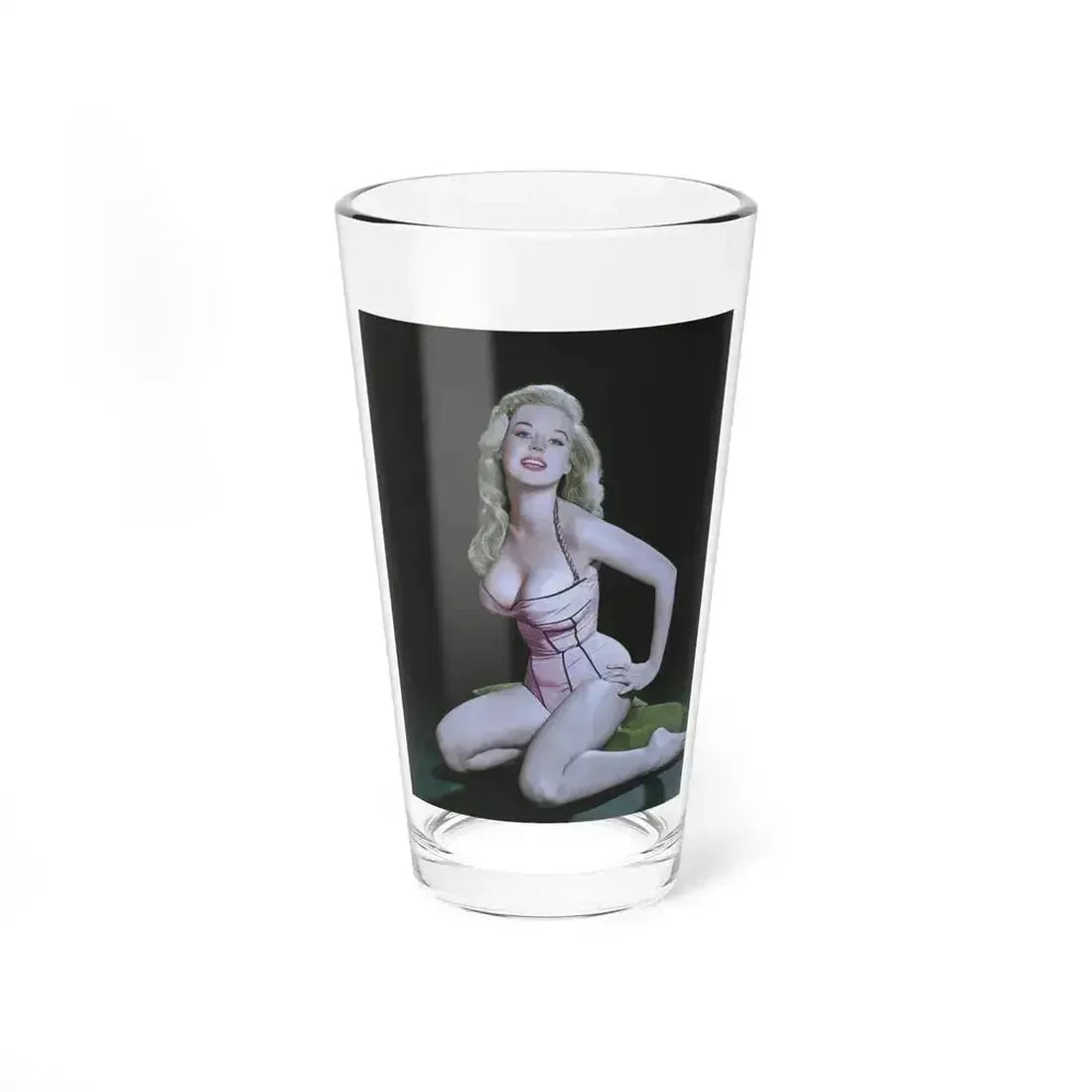 Betty Brosmer #122 (Vintage Female Icon) Pint Glass 16oz 16oz - Go Mug Yourself