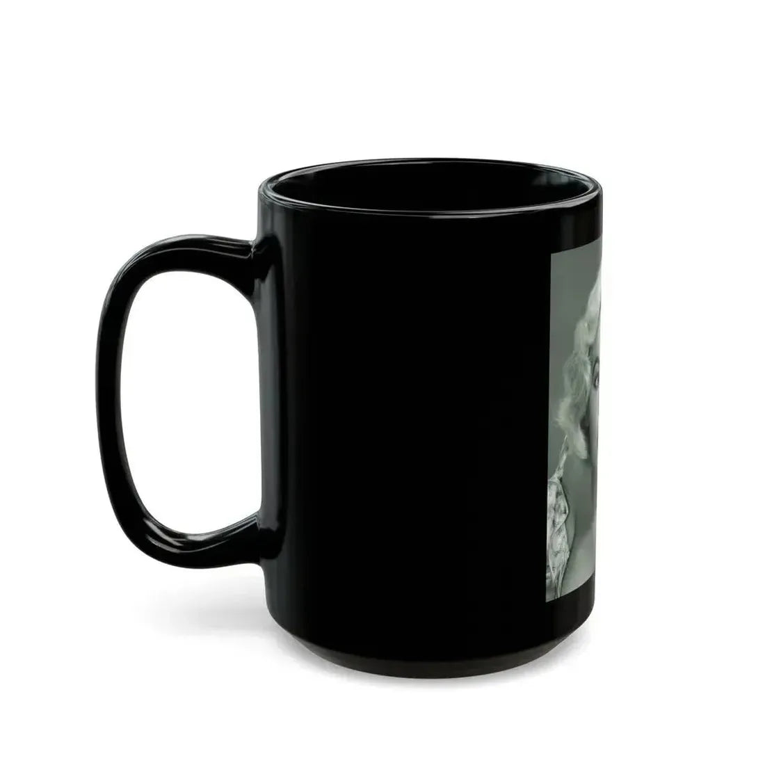 Betty Brosmer #125 (Vintage Female Icon) Black Coffee Mug - Go Mug Yourself