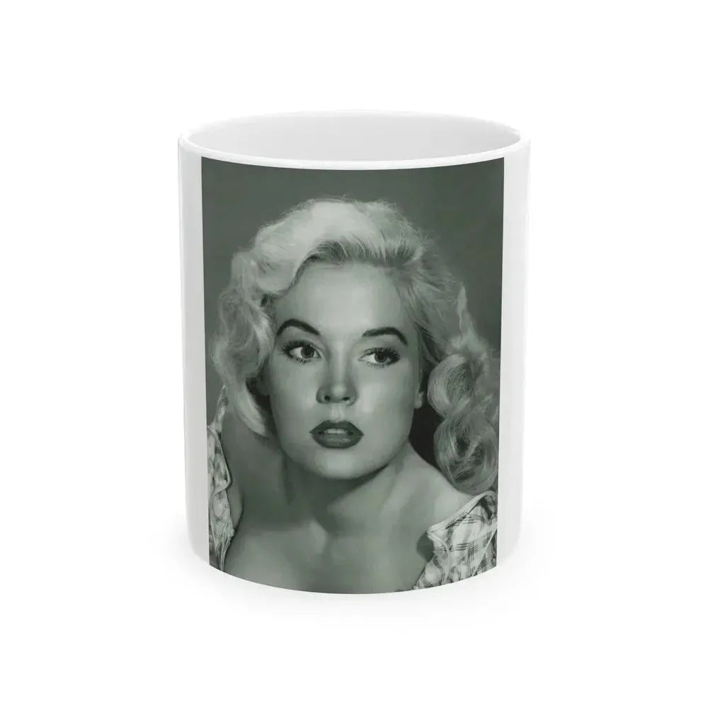 Betty Brosmer #125 (Vintage Female Icon) White Coffee Mug 11oz - Go Mug Yourself