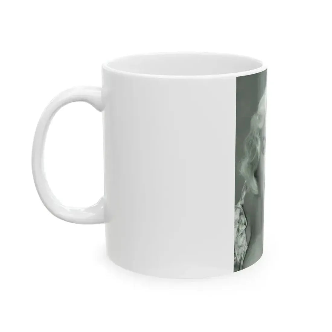 Betty Brosmer #125 (Vintage Female Icon) White Coffee Mug - Go Mug Yourself