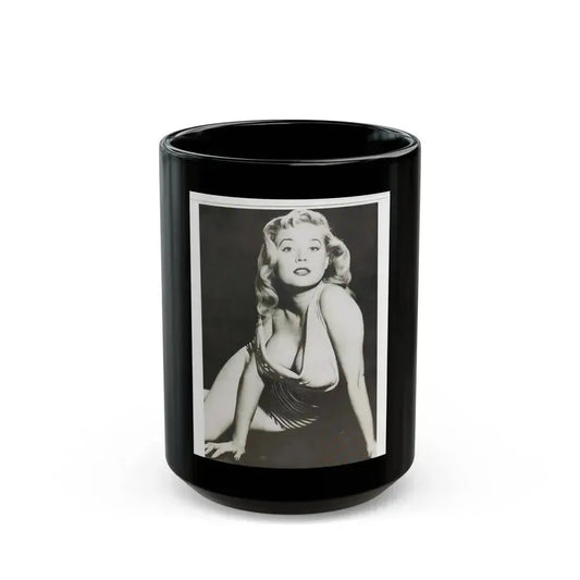 Betty Brosmer #155 (Vintage Female Icon) Black Coffee Mug 15oz - Go Mug Yourself