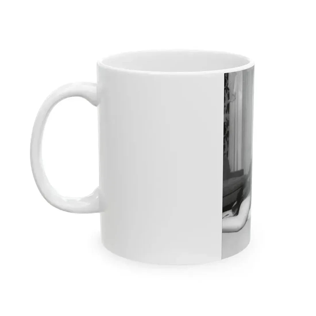 Betty Brosmer #161 (Vintage Female Icon) White Coffee Mug - Go Mug Yourself