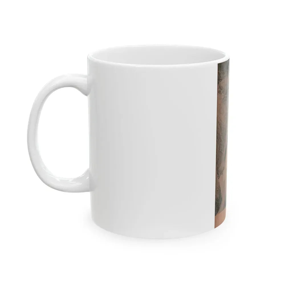 Betty Brosmer #169 - Ace Mag. Dec. '58 - 1 B&W Photo (Vintage Female Icon) White Coffee Mug - Go Mug Yourself