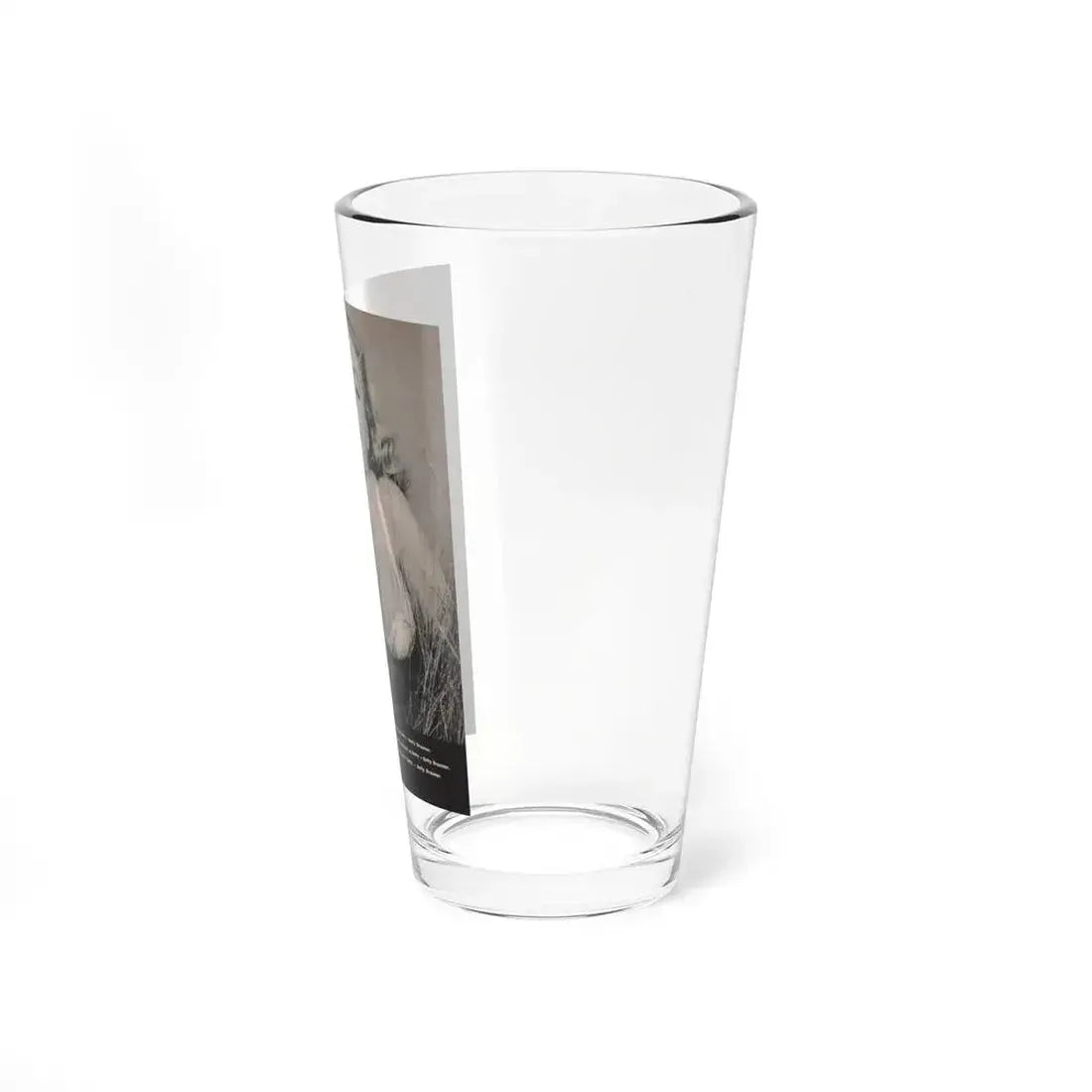 Betty Brosmer #170 - Ace Mag. Dec. '58 - 1 B&W Photo on backside of back cover (Vintage Female Icon) Pint Glass 16oz - Go Mug Yourself