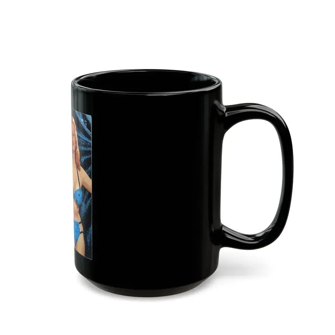 Betty Brosmer #172 - Mag. Cover (Vintage Female Icon) Black Coffee Mug - Go Mug Yourself