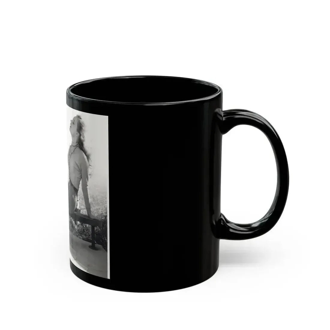 Betty Brosmer #173 (Vintage Female Icon) Black Coffee Mug - Go Mug Yourself