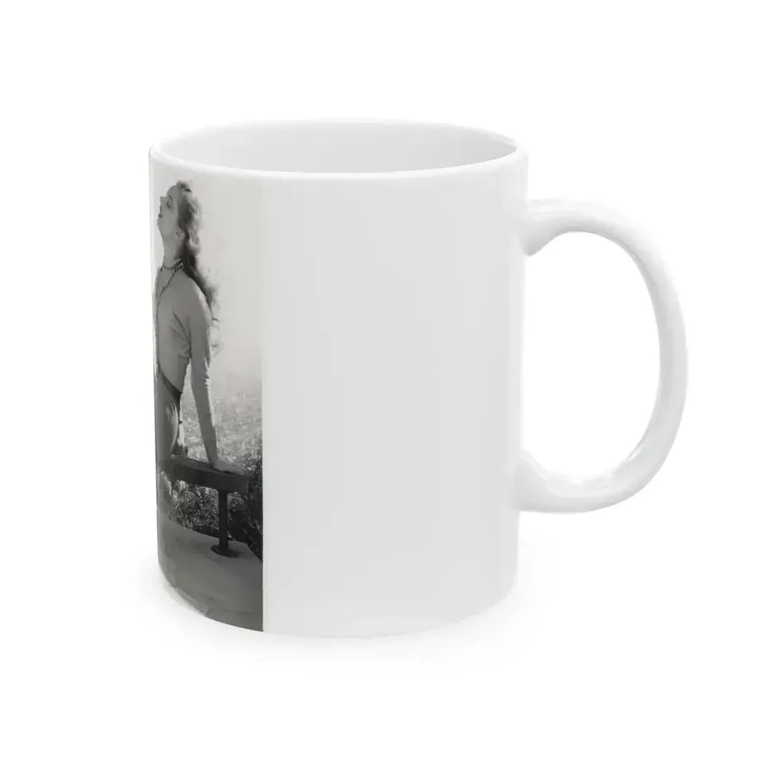 Betty Brosmer #173 (Vintage Female Icon) White Coffee Mug - Go Mug Yourself