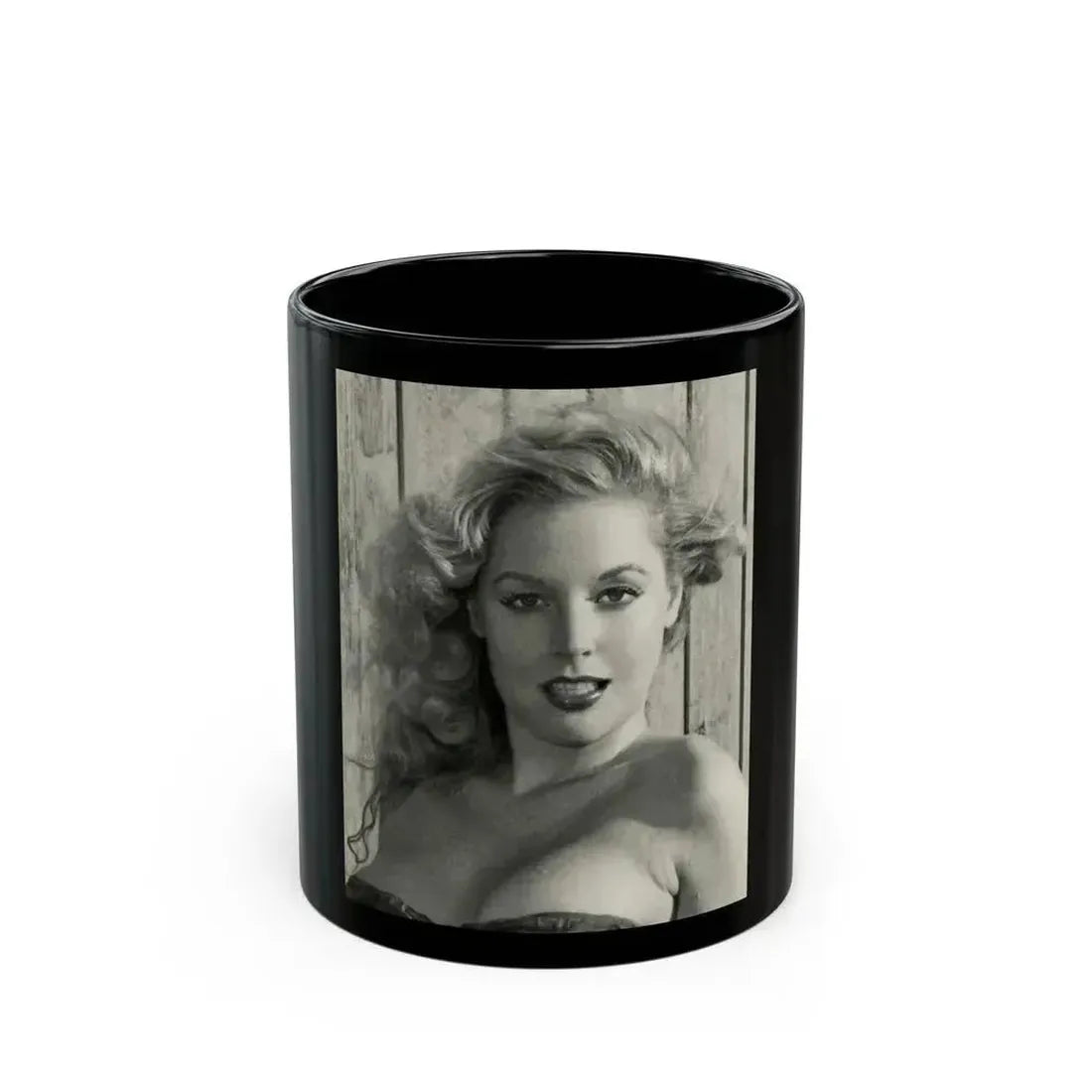 Betty Brosmer #179 (Vintage Female Icon) Black Coffee Mug 11oz - Go Mug Yourself