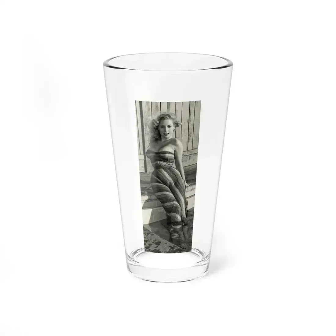Betty Brosmer #180 (Vintage Female Icon) Pint Glass 16oz 16oz - Go Mug Yourself