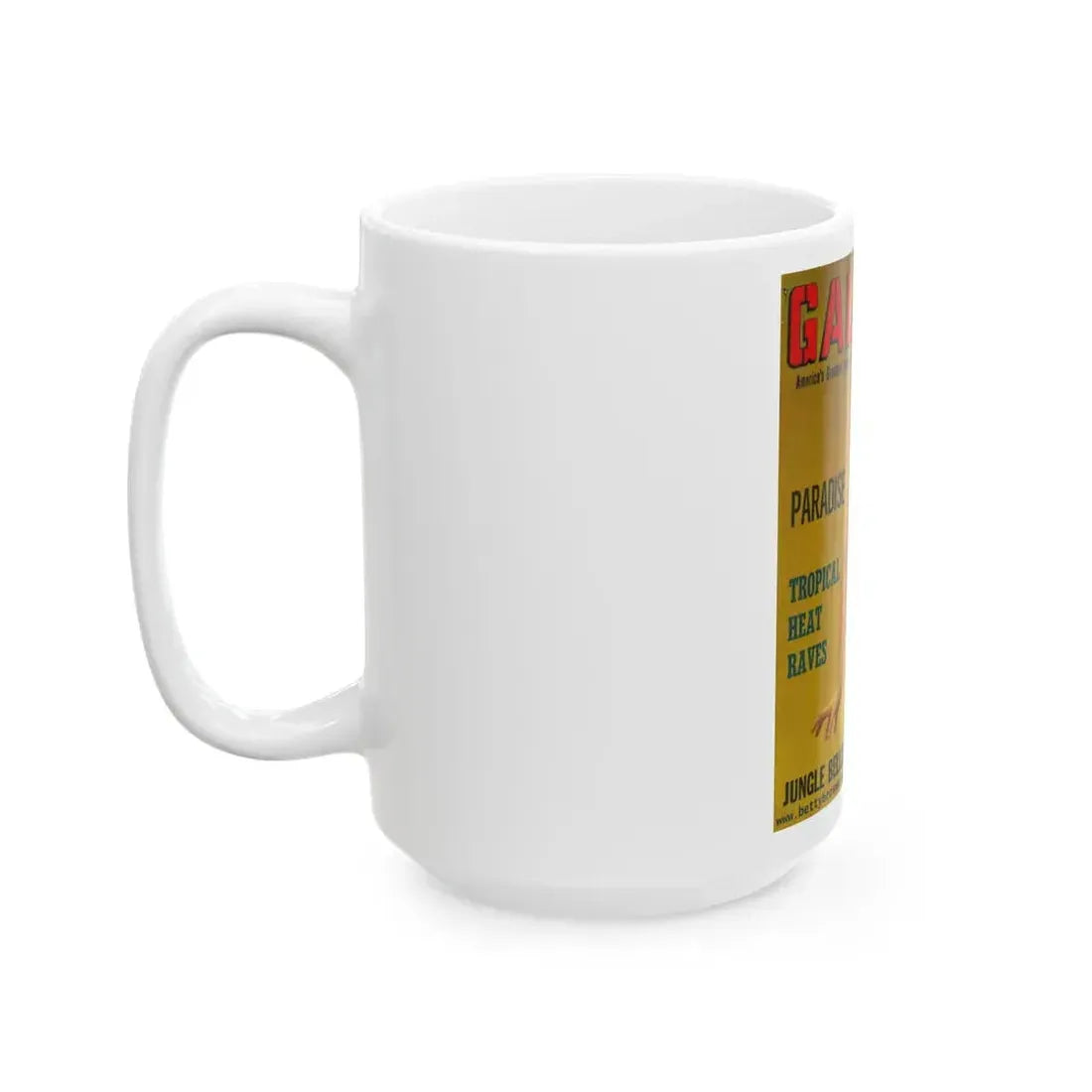 Betty Brosmer #199 - Mag. Cover (Vintage Female Icon) White Coffee Mug - Go Mug Yourself