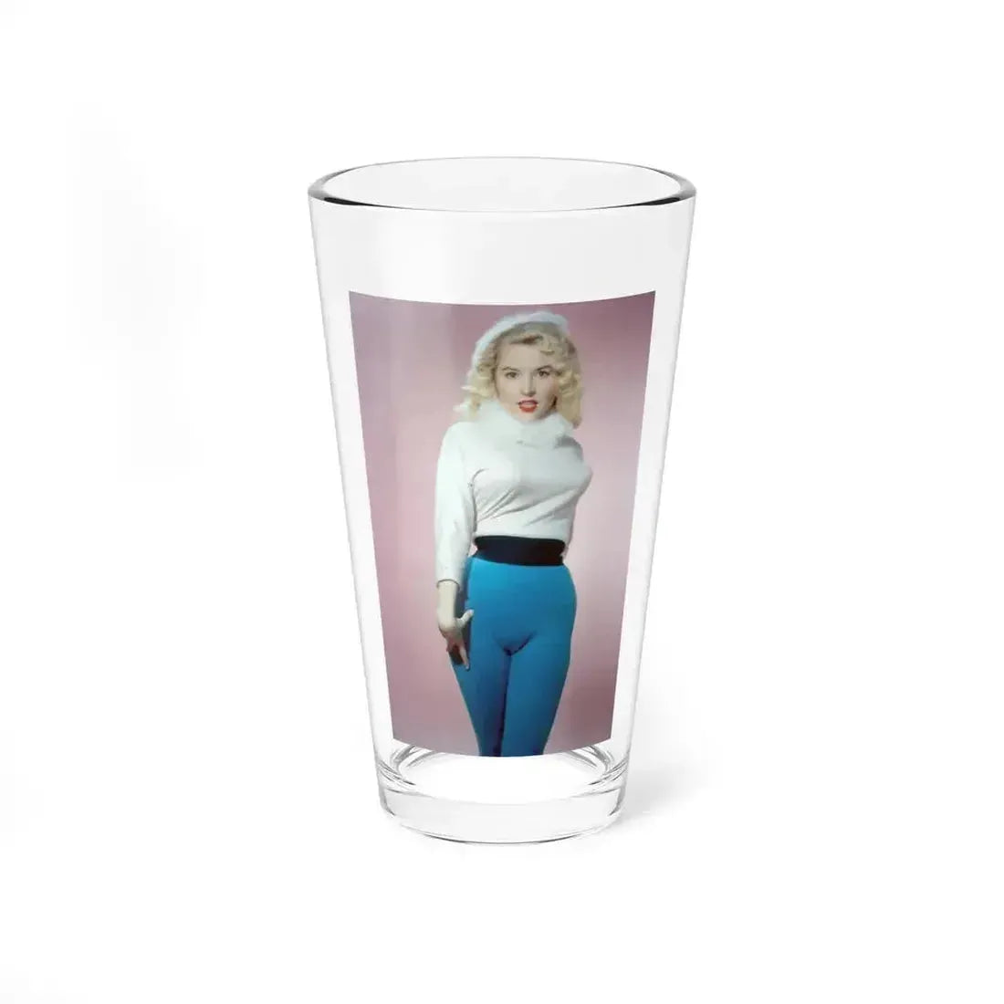 Betty Brosmer #208 (Vintage Female Icon) Pint Glass 16oz 16oz - Go Mug Yourself