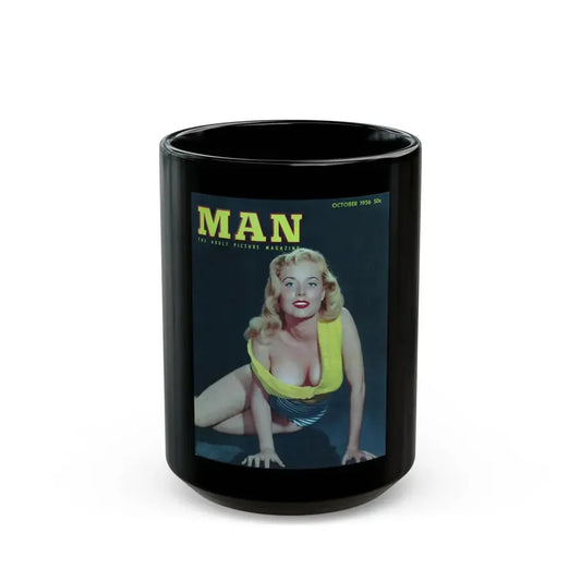 Betty Brosmer #209 - Mag. Cover (Vintage Female Icon) Black Coffee Mug 15oz - Go Mug Yourself