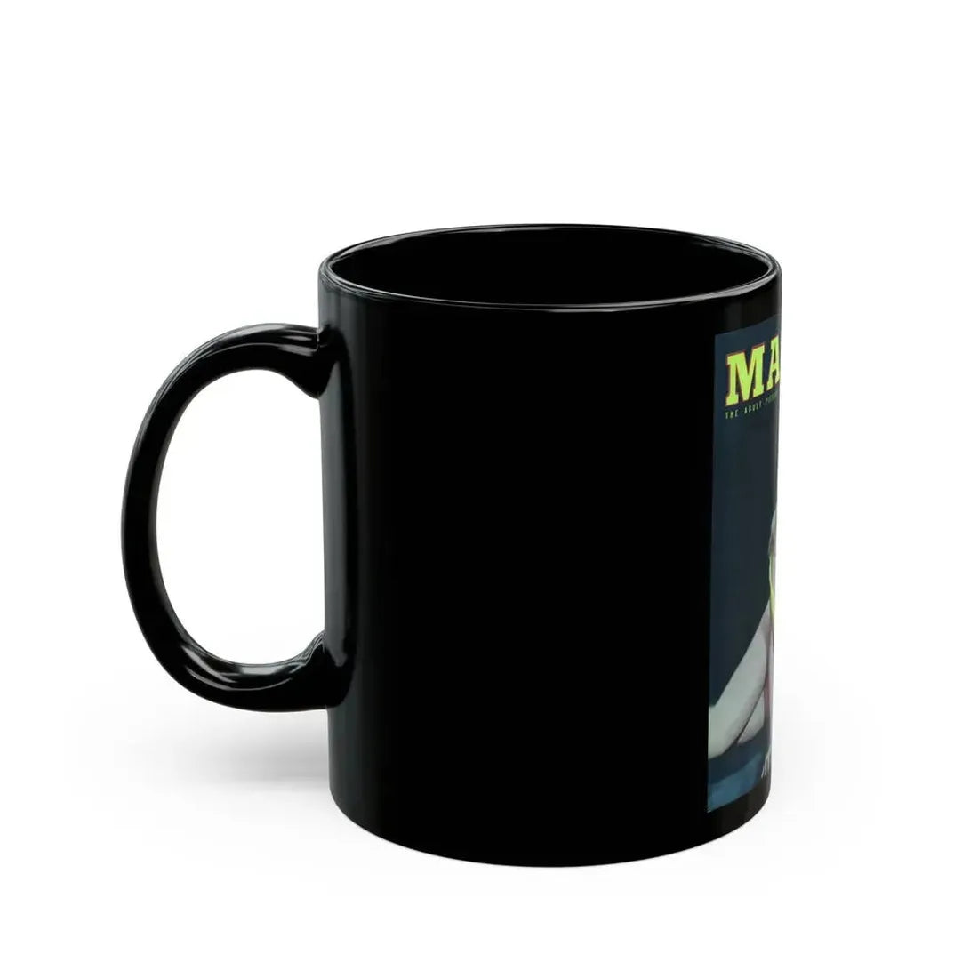 Betty Brosmer #209 - Mag. Cover (Vintage Female Icon) Black Coffee Mug - Go Mug Yourself