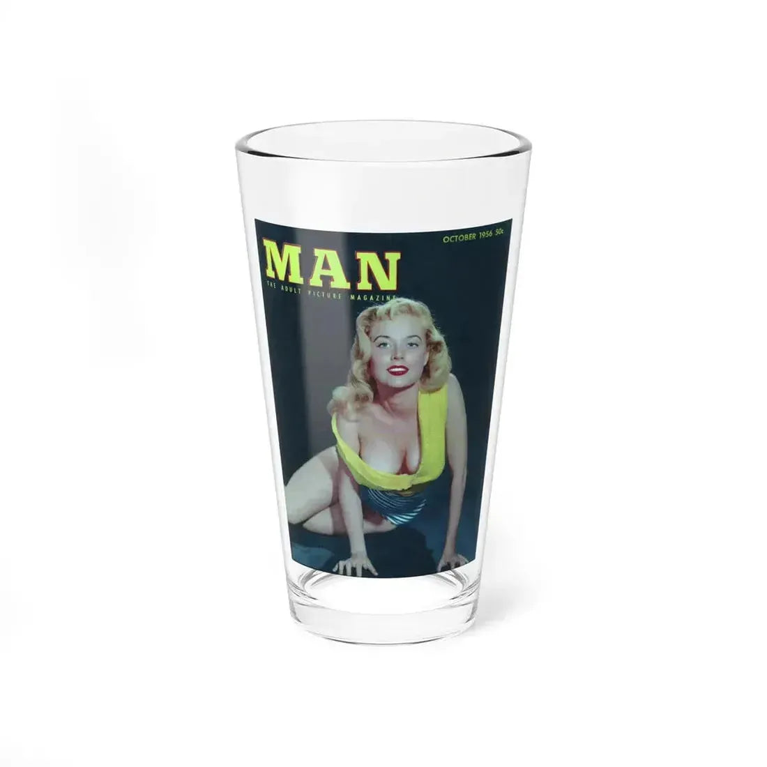 Betty Brosmer #209 - Mag. Cover (Vintage Female Icon) Pint Glass 16oz 16oz - Go Mug Yourself