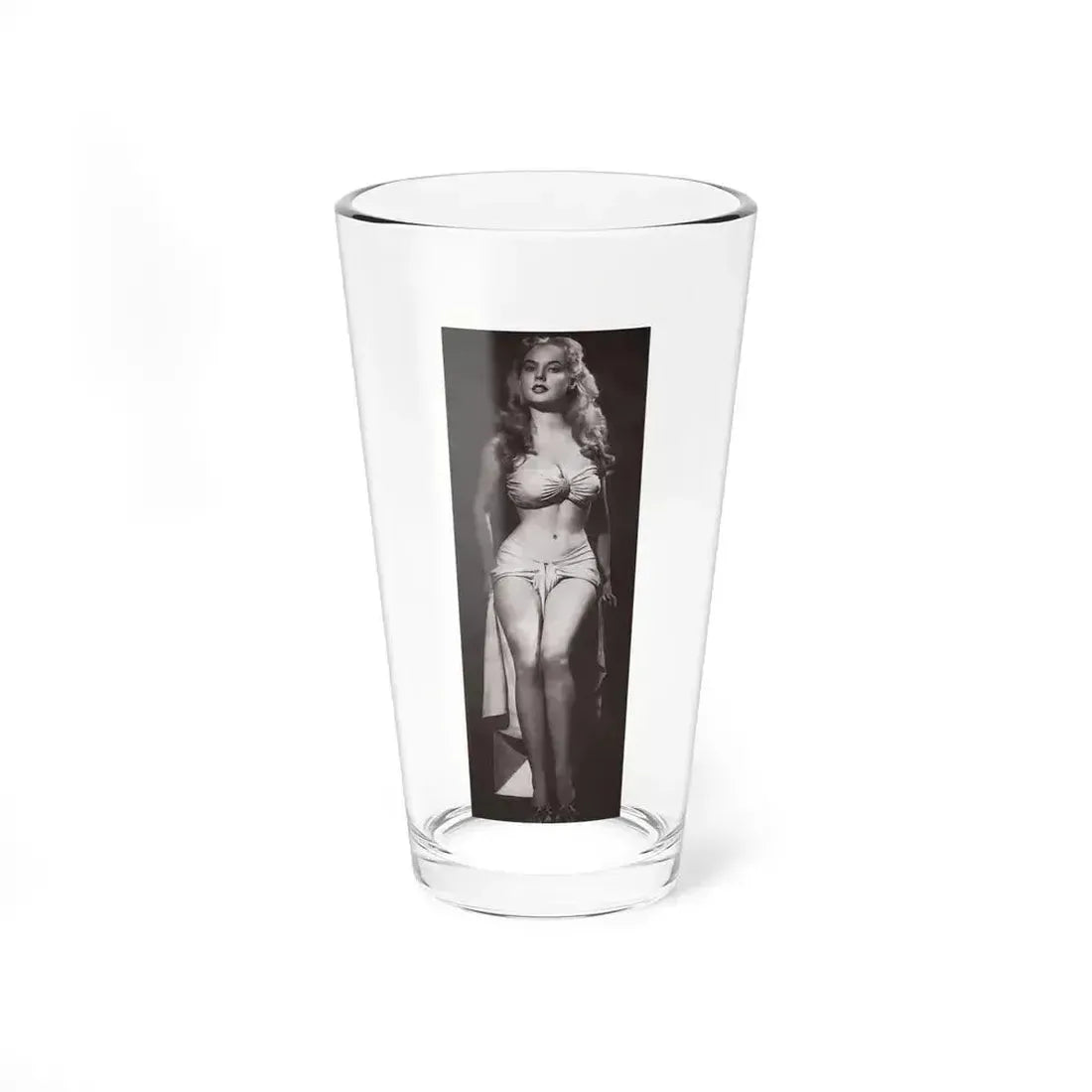 Betty Brosmer #211 (Vintage Female Icon) Pint Glass 16oz 16oz - Go Mug Yourself